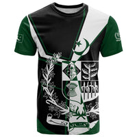 Pakistan Emblem T Shirt Eagle-Shaped Design with National Symbol