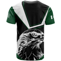 Pakistan Emblem T Shirt Eagle-Shaped Design with National Symbol