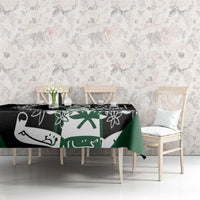 Pakistan Emblem Tablecloth Eagle-Shaped Design with National Symbol