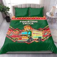Pakistan Truck Art Bedding Set National Emblem & Traditional Patterns