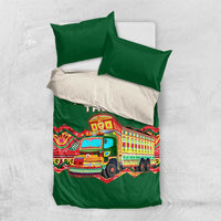 Pakistan Truck Art Bedding Set National Emblem & Traditional Patterns