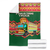 Pakistan Truck Art Blanket National Emblem & Traditional Patterns