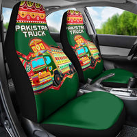 Pakistan Truck Art Car Seat Cover National Emblem & Traditional Patterns