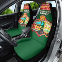 Pakistan Truck Art Car Seat Cover National Emblem & Traditional Patterns
