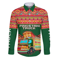 Pakistan Truck Art Family Matching Off Shoulder Maxi Dress and Hawaiian Shirt National Emblem & Traditional Patterns