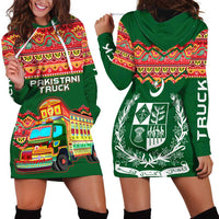Pakistan Truck Art Hoodie Dress National Emblem & Traditional Patterns