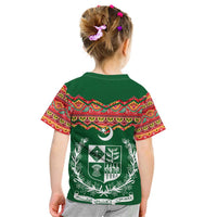 Pakistan Truck Art Kid T Shirt National Emblem & Traditional Patterns