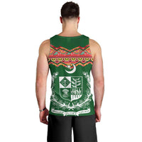 Pakistan Truck Art Men Tank Top National Emblem & Traditional Patterns