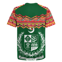 Pakistan Truck Art Rugby Jersey National Emblem & Traditional Patterns