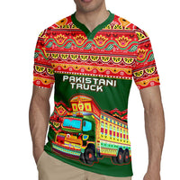 Pakistan Truck Art Rugby Jersey National Emblem & Traditional Patterns
