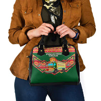 Pakistan Truck Art Shoulder Handbag National Emblem & Traditional Patterns