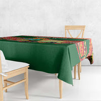 Pakistan Truck Art Tablecloth National Emblem & Traditional Patterns
