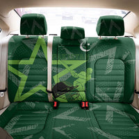 Pakistan Cricket Back Car Seat Cover Sporty Style with Flag Stars & Player Illustration