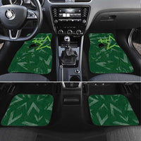 Pakistan Cricket Car Mats Sporty Style with Flag Stars & Player Illustration