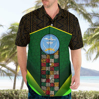 Mali Map Hawaiian Shirt National Emblem & Cultural Pattern Design