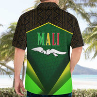 Mali Map Hawaiian Shirt National Emblem & Cultural Pattern Design