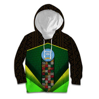 Mali Map Kid Hoodie National Emblem & Cultural Pattern Design