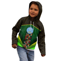 Mali Map Kid Hoodie National Emblem & Cultural Pattern Design