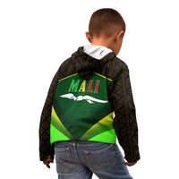 Mali Map Kid Hoodie National Emblem & Cultural Pattern Design