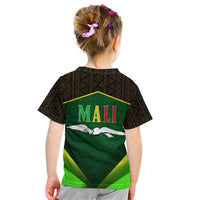 Mali Map Kid T Shirt National Emblem & Cultural Pattern Design