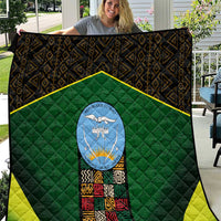 Mali Map Quilt National Emblem & Cultural Pattern Design