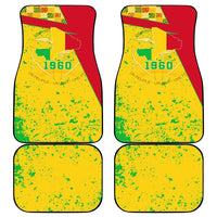 Mali Map Car Mats Heart-Inspired Design with National Flag Colors
