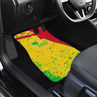 Mali Map Car Mats Heart-Inspired Design with National Flag Colors