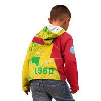 Mali Map Kid Hoodie Heart-Inspired Design with National Flag Colors