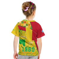 Mali Map Kid T Shirt Heart-Inspired Design with National Flag Colors