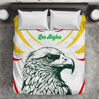 Mali Vulture Bedding Set Sporty Style with National Flag Colors