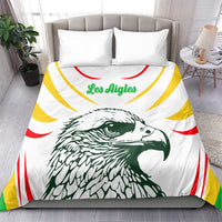 Mali Vulture Bedding Set Sporty Style with National Flag Colors