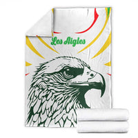 Mali Vulture Blanket Sporty Style with National Flag Colors