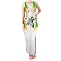 Mali Vulture Family Matching Tank Maxi Dress and Hawaiian Shirt Sporty Style with National Flag Colors