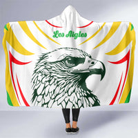 Mali Vulture Hooded Blanket Sporty Style with National Flag Colors