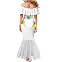 Mali Vulture Mermaid Dress Sporty Style with National Flag Colors