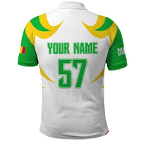Mali Vulture Polo Shirt Sporty Style with National Flag Colors
