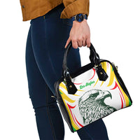Mali Vulture Shoulder Handbag Sporty Style with National Flag Colors