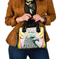 Mali Vulture Shoulder Handbag Sporty Style with National Flag Colors