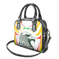 Mali Vulture Shoulder Handbag Sporty Style with National Flag Colors