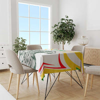 Mali Vulture Tablecloth Sporty Style with National Flag Colors