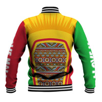 Mali Landmarks Baseball Jacket Cultural Patterns & Famous Tourist Destinations