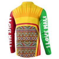 Mali Landmarks Button Sweatshirt Cultural Patterns & Famous Tourist Destinations