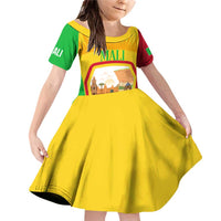 Mali Landmarks Family Matching Off Shoulder Short Dress and Hawaiian Shirt Cultural Patterns & Famous Tourist Destinations