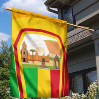 Mali Landmarks Garden Flag Cultural Patterns & Famous Tourist Destinations
