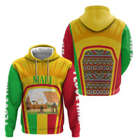 Mali Landmarks Hoodie Cultural Patterns & Famous Tourist Destinations