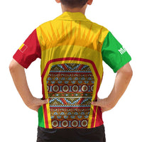 Mali Landmarks Kid Hawaiian Shirt Cultural Patterns & Famous Tourist Destinations
