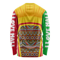 Mali Landmarks Long Sleeve Shirt Cultural Patterns & Famous Tourist Destinations