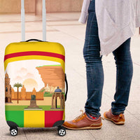 Mali Landmarks Luggage Cover Cultural Patterns & Famous Tourist Destinations