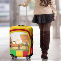 Mali Landmarks Luggage Cover Cultural Patterns & Famous Tourist Destinations