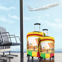 Mali Landmarks Luggage Cover Cultural Patterns & Famous Tourist Destinations